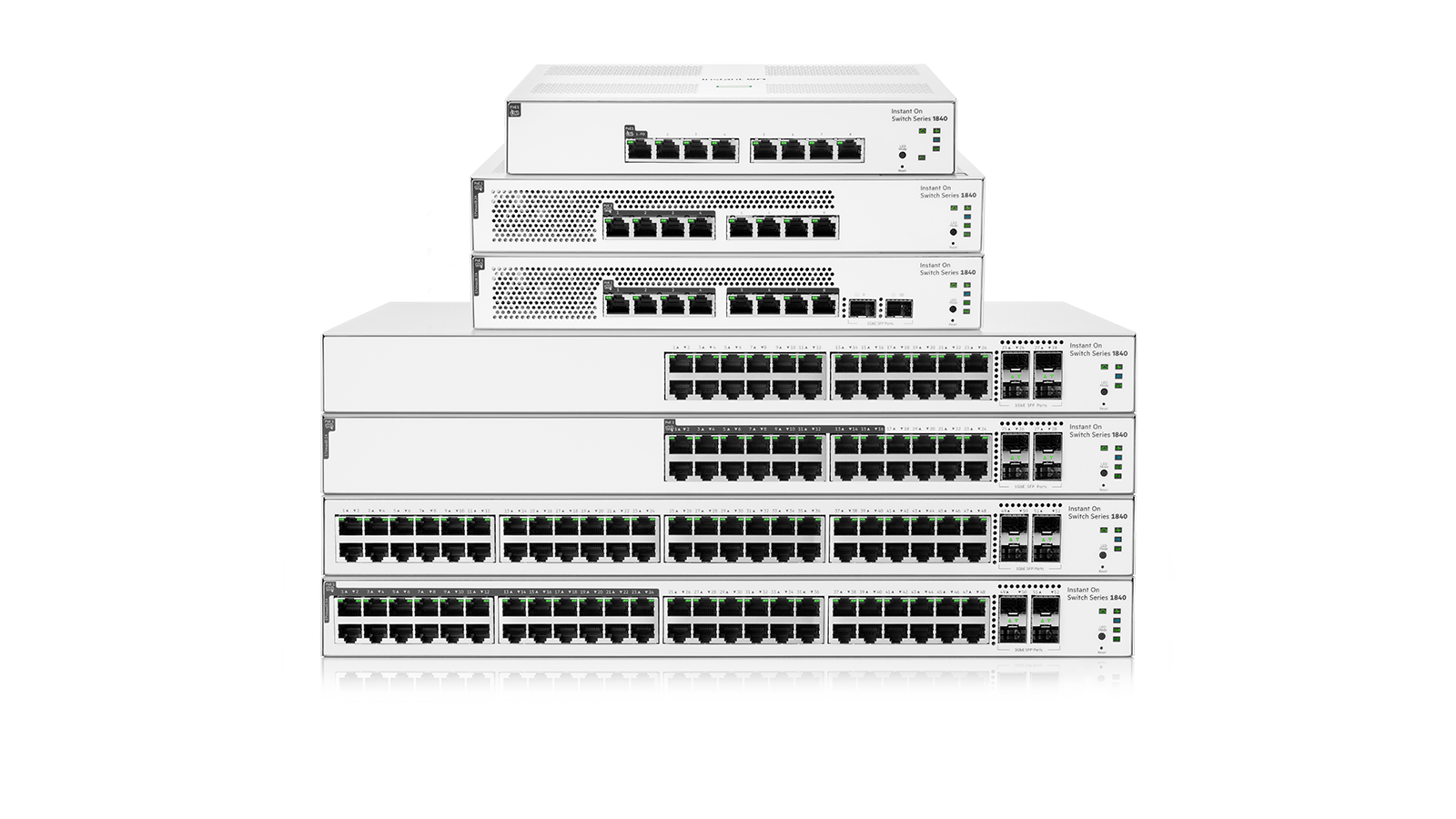 HPE Networking Instant On Switch Series 1840 switches